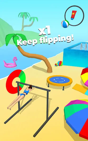 Flip Jump Stack! [МОД: Меню, Бесконечные монеты и Открытые уровни] Screenshot 3