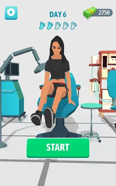Foot Clinic - ASMR Feet Care (Фут Клиник) [МОД: Много денег, Монет и Все открыто] Screenshot 1