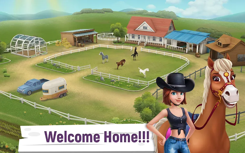 My Horse Stories [МОД: Деньги, Монеты и Меню MOD] Screenshot 1