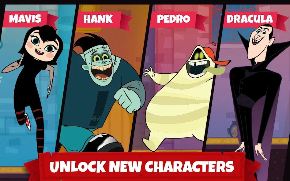 Hotel Transylvania Adventures [МОД: Меню, Бесконечные монеты и Открытые уровни] Screenshot 2