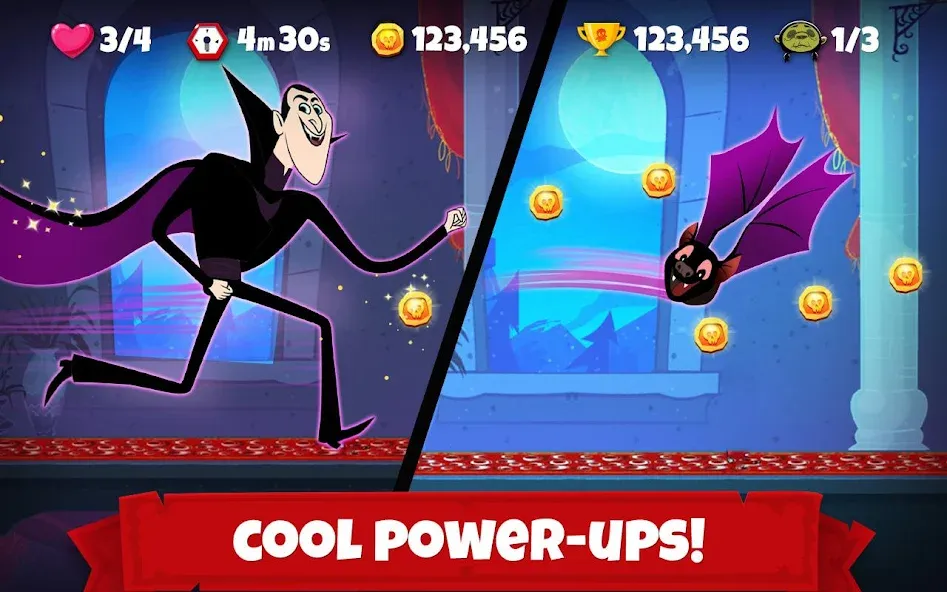 Hotel Transylvania Adventures [МОД: Меню, Бесконечные монеты и Открытые уровни] Screenshot 3