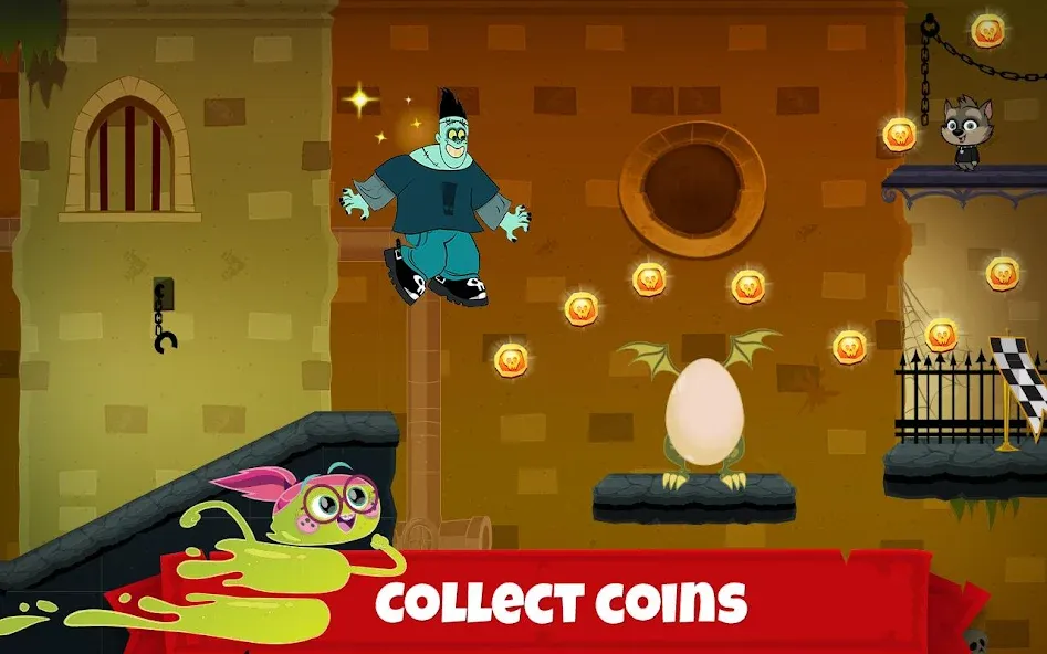 Hotel Transylvania Adventures [МОД: Меню, Бесконечные монеты и Открытые уровни] Screenshot 4