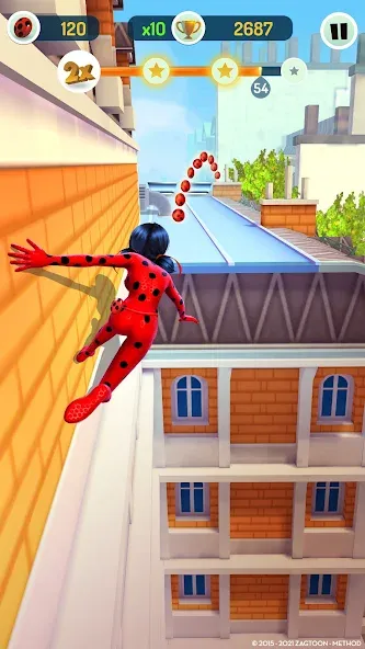 Miraculous Ladybug & Cat Noir [МОД: Много монет, Открытые уровни и Мега MOD] Screenshot 2