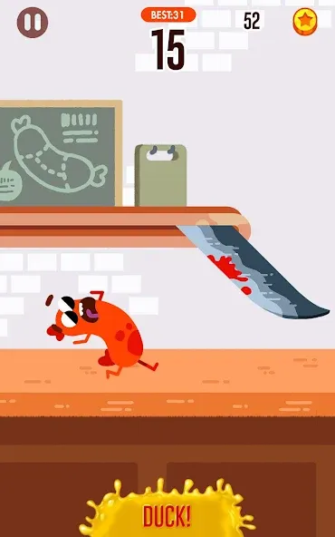 Run Sausage Run! [МОД: Много монет, Открытые уровни и Мега MOD] Screenshot 1