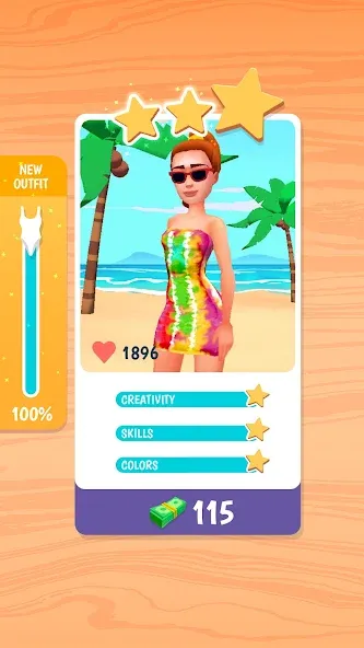 Tie Dye [МОД: Много денег, Монет и Все открыто] Screenshot 5