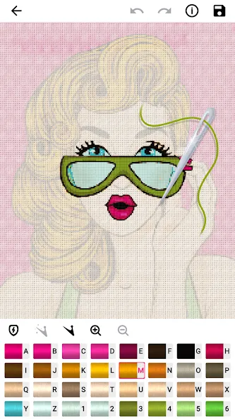 Cross Stitch Joy (Кроссстич радость) [МОД: Деньги, Монеты и Меню MOD] Screenshot 1