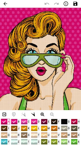 Cross Stitch Joy (Кроссстич радость) [МОД: Деньги, Монеты и Меню MOD] Screenshot 2