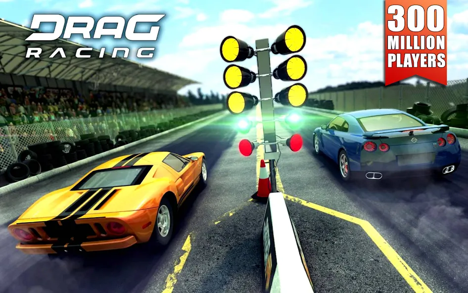 Drag Racing (Драгрейсинг) [МОД: Меню, Бесконечные монеты и Открытые уровни] Screenshot 4