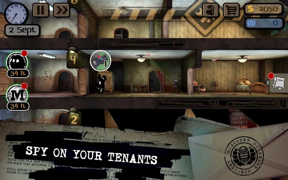 Beholder: Adventure (Бихолдер) [МОД: Меню, Бесконечные монеты и Открытые уровни] Screenshot 3
