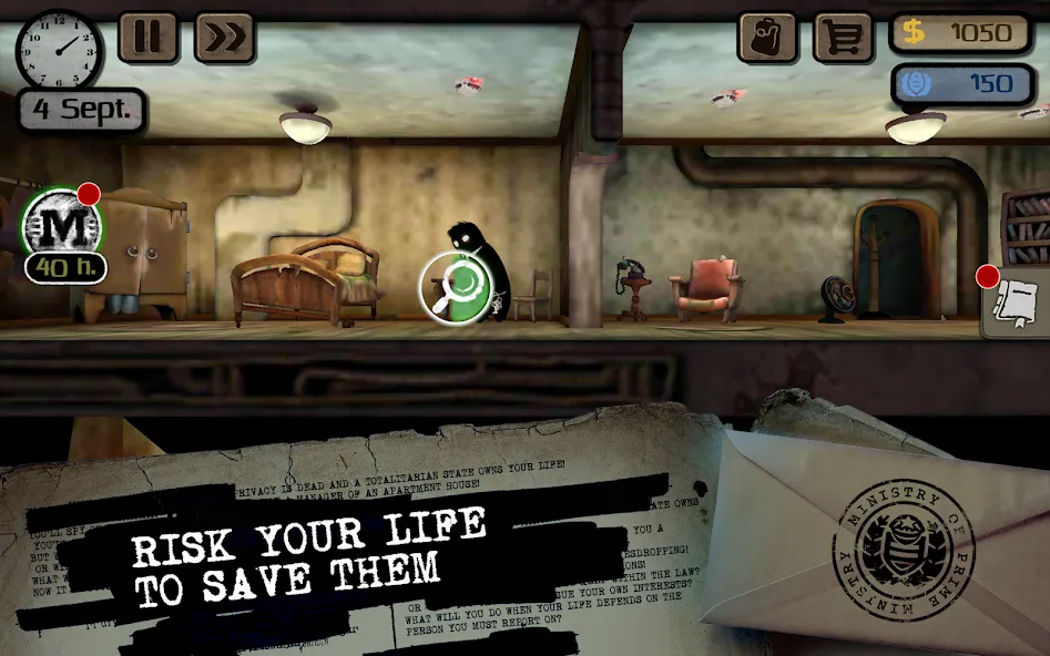 Beholder: Adventure (Бихолдер) [МОД: Меню, Бесконечные монеты и Открытые уровни] Screenshot 5