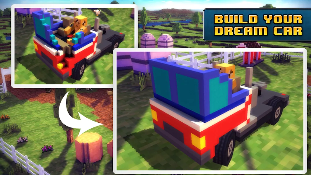Blocky Roads (Блоки Роадс) [МОД: Бесконечные деньги, Монеты и Мега MOD] Screenshot 2