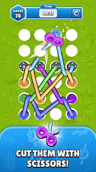 Twisted Tangle (Твистед Тэнгл) [МОД: Бесконечные деньги, Монеты и Мега MOD] Screenshot 2