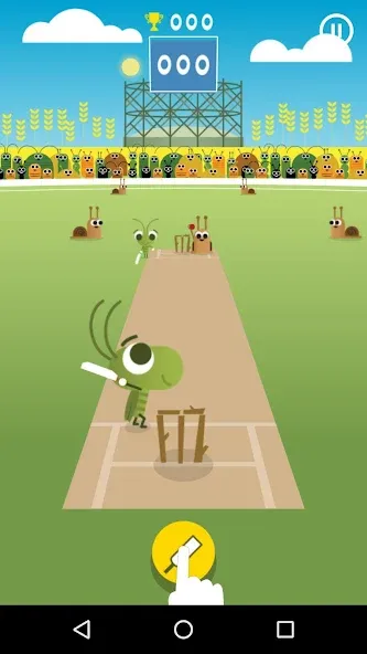 Doodle Cricket - Cricket Game (Дудл Крикет) [МОД: Бесконечные деньги, Монеты и Мега MOD] Screenshot 1