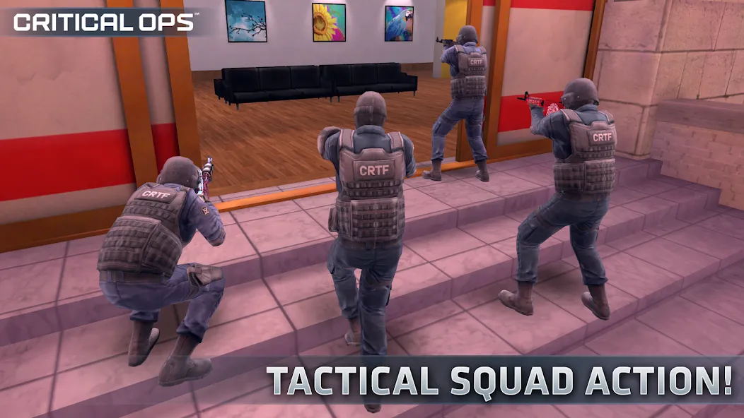 Critical Ops: Multiplayer FPS (Критикал Опс) [МОД: Деньги, Монеты и Меню MOD] Screenshot 1
