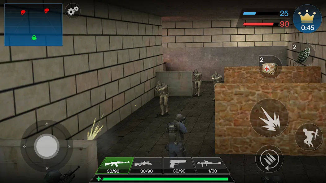 Counter Strike Offline : CS (КаунтерСтрайк) [МОД: Меню, Бесконечные монеты и Открытые уровни] Screenshot 1