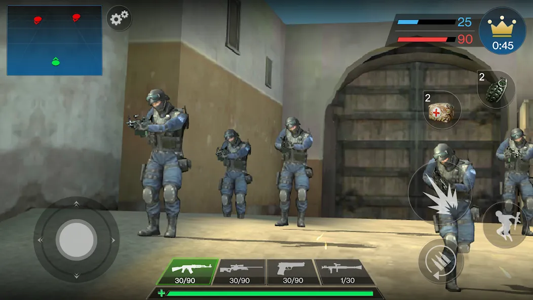 Counter Strike Offline : CS (КаунтерСтрайк) [МОД: Меню, Бесконечные монеты и Открытые уровни] Screenshot 2