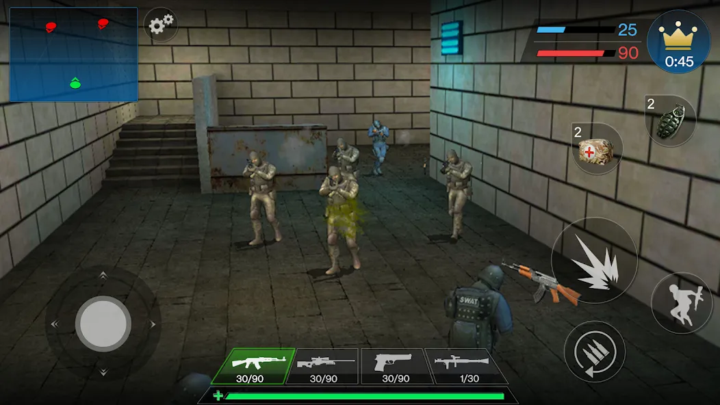 Counter Strike Offline : CS (КаунтерСтрайк) [МОД: Меню, Бесконечные монеты и Открытые уровни] Screenshot 5
