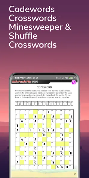Puzzle Book: Daily puzzle page [МОД: Бесконечные деньги, Монеты и Мега MOD] Screenshot 3