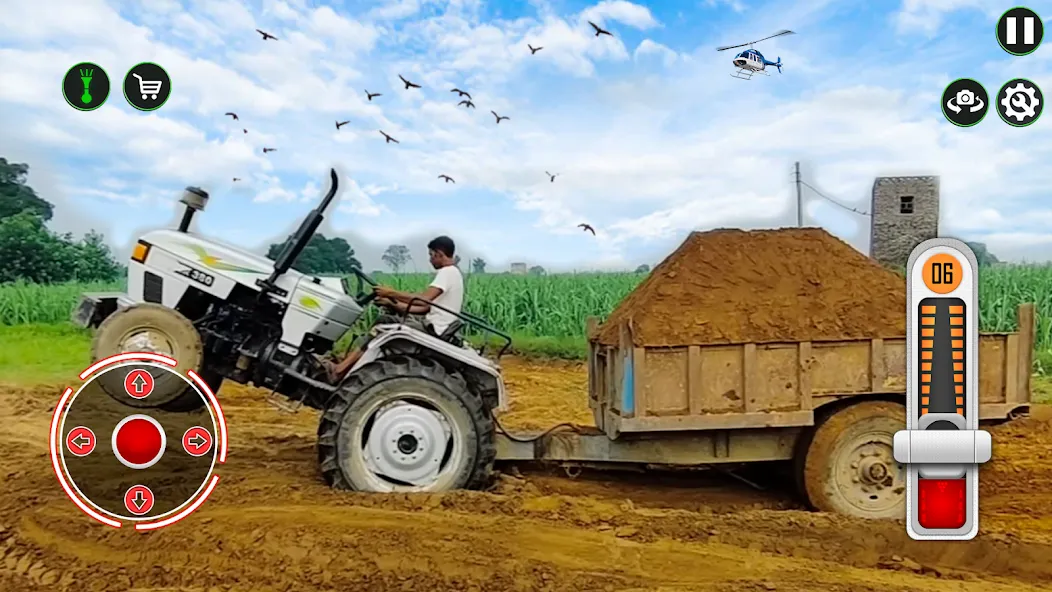 Tractor Simulator Farm Games (Фарминг игры) [МОД: Много денег, Монет и Все открыто] Screenshot 1