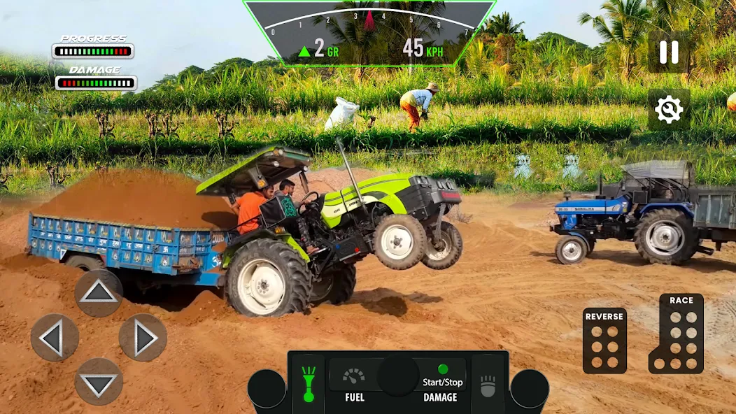 Tractor Simulator Farm Games (Фарминг игры) [МОД: Много денег, Монет и Все открыто] Screenshot 2
