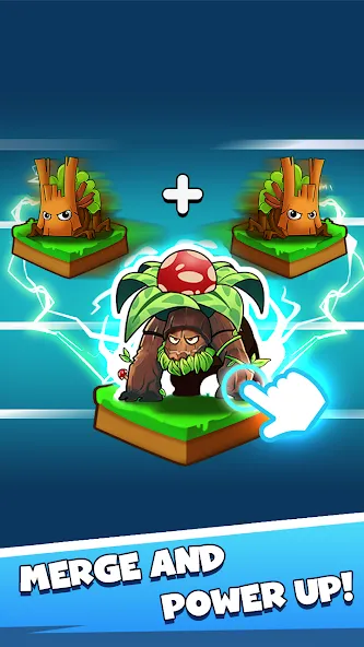 Merge Plants – Monster Defense (Мерж Плантс) [МОД: Деньги, Монеты и Меню MOD] Screenshot 3