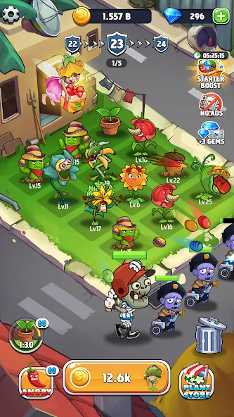 Merge Plants – Monster Defense (Мерж Плантс) [МОД: Деньги, Монеты и Меню MOD] Screenshot 5