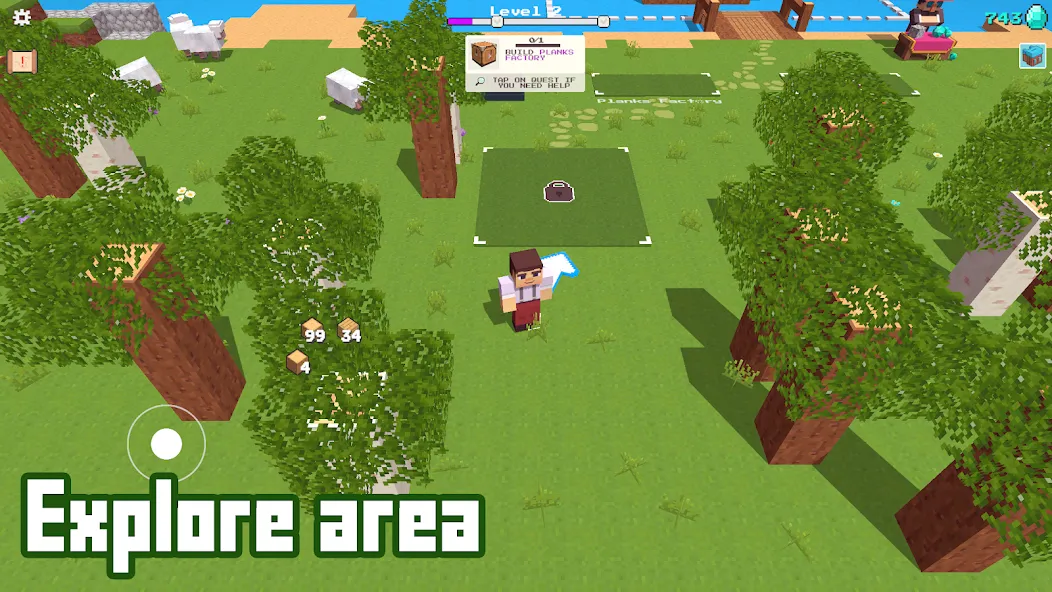 CubeCrafter (Кьюбкрафт) [МОД: Бесконечные деньги, Монеты и Мега MOD] Screenshot 1