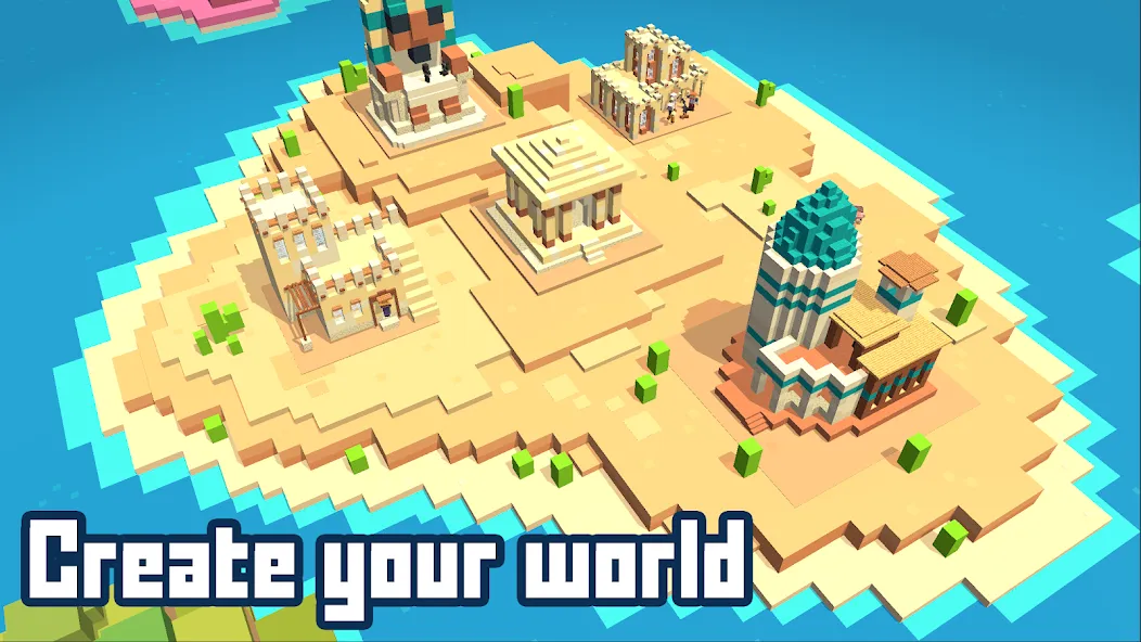 CubeCrafter (Кьюбкрафт) [МОД: Бесконечные деньги, Монеты и Мега MOD] Screenshot 4