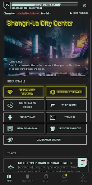 CyberCode Online -Text MMORPG (СайберКод Онлайн) [МОД: Много денег, Монет и Все открыто] Screenshot 4