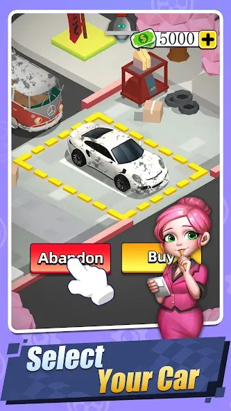 Car Fix Inc - Mechanic Garage (Кар Фикс Инк) [МОД: Меню, Бесконечные монеты и Открытые уровни] Screenshot 1