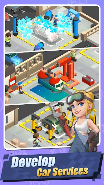 Car Fix Inc - Mechanic Garage (Кар Фикс Инк) [МОД: Меню, Бесконечные монеты и Открытые уровни] Screenshot 4