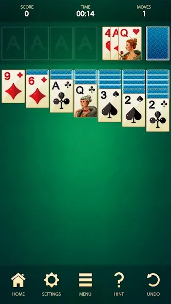 Classic Solitaire: Card Games (Классический пасьянс) [МОД: Деньги, Монеты и Меню MOD] Screenshot 1