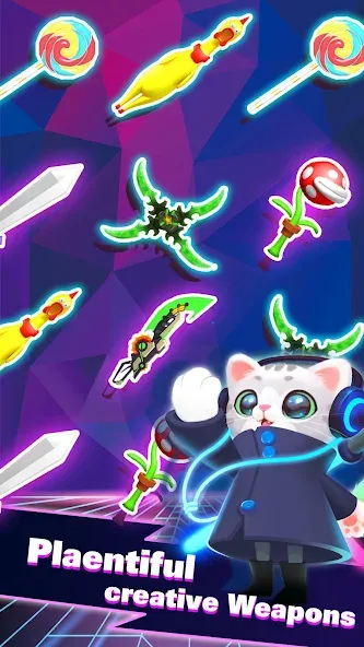 Sonic Cat (Соник Кэт) [МОД: Бесконечные деньги, Монеты и Мега MOD] Screenshot 3