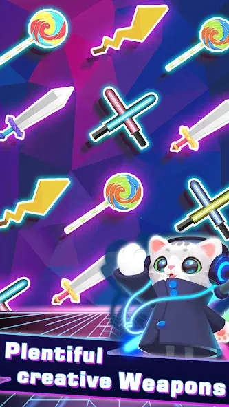 Sonic Cat (Соник Кэт) [МОД: Бесконечные деньги, Монеты и Мега MOD] Screenshot 5