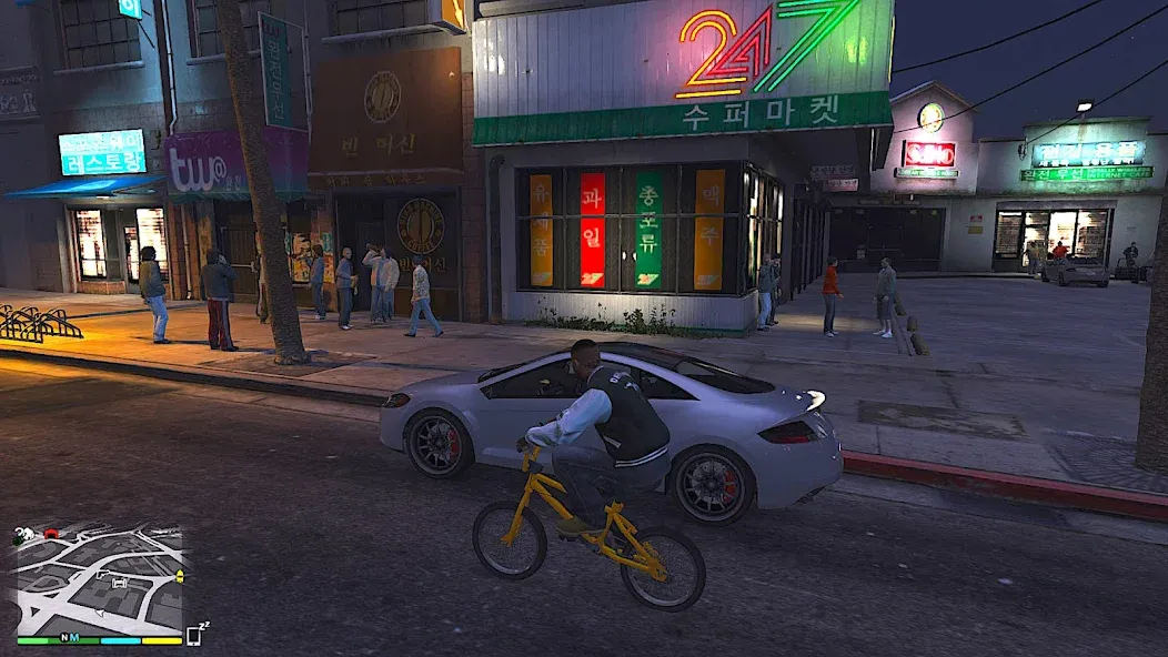 City Gangstar Mafia Wars Games [МОД: Все открыто, Дополнительные деньги и Меню MOD] Screenshot 1