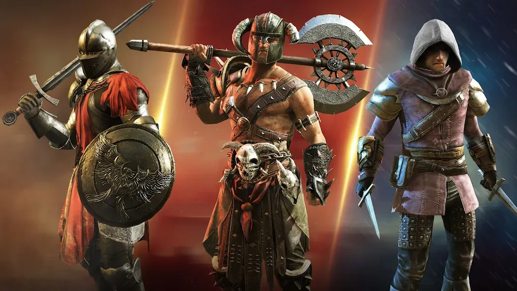 Fight Legends: Mortal Fighting (Дарк Стил) [МОД: Меню, Бесконечные монеты и Открытые уровни] Screenshot 2
