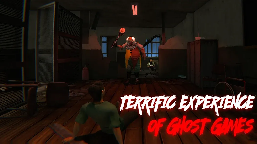 Horror Clown - Scary Ghost [МОД: Много монет, Открытые уровни и Мега MOD] Screenshot 2