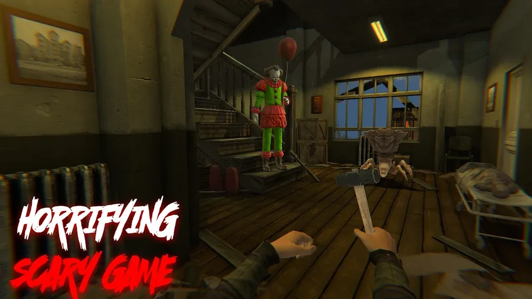 Horror Clown - Scary Ghost [МОД: Много монет, Открытые уровни и Мега MOD] Screenshot 3