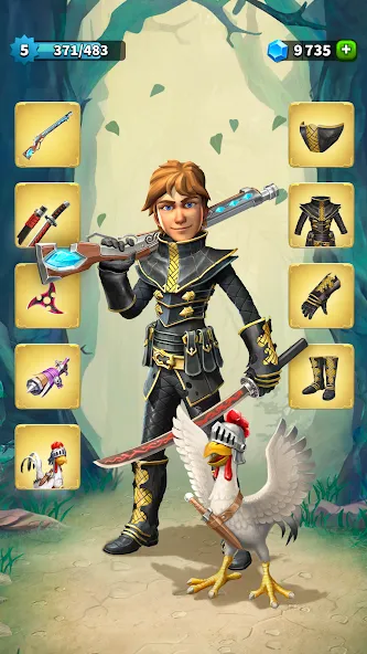 Heroics Epic Legend of Archero (Героическая эпическая легенда Арчеро) [МОД: Деньги, Монеты и Меню MOD] Screenshot 1