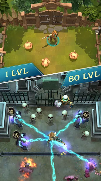 Heroics Epic Legend of Archero (Героическая эпическая легенда Арчеро) [МОД: Деньги, Монеты и Меню MOD] Screenshot 2