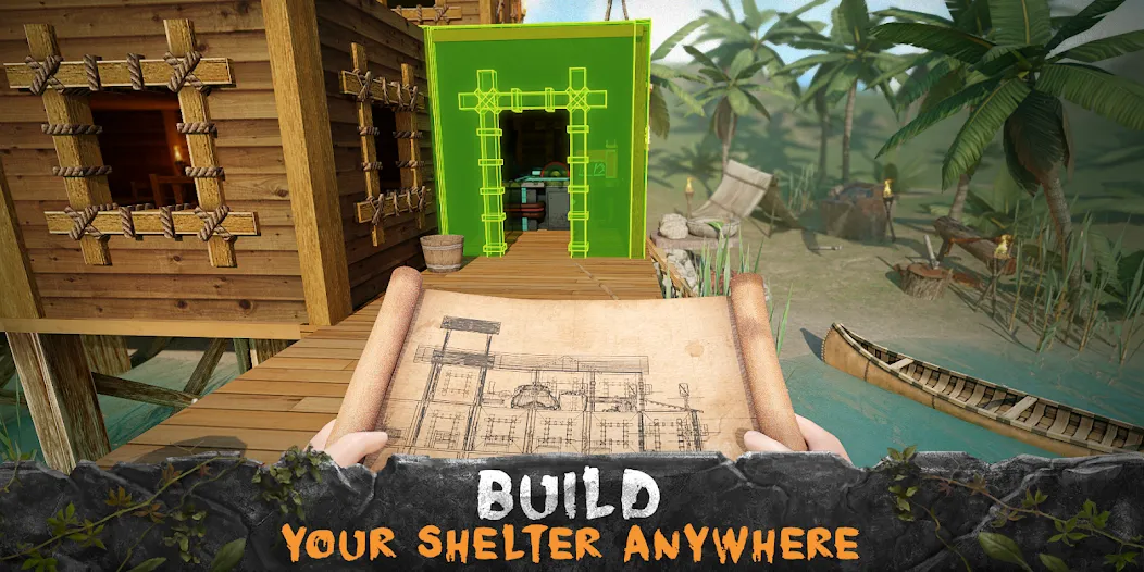 Survival Island: Survivor EVO (Сурвайвал айленд) [МОД: Много монет, Открытые уровни и Мега MOD] Screenshot 1
