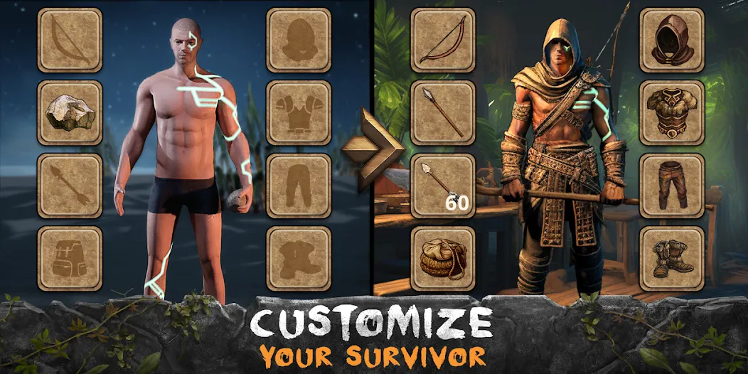 Survival Island: Survivor EVO (Сурвайвал айленд) [МОД: Много монет, Открытые уровни и Мега MOD] Screenshot 5