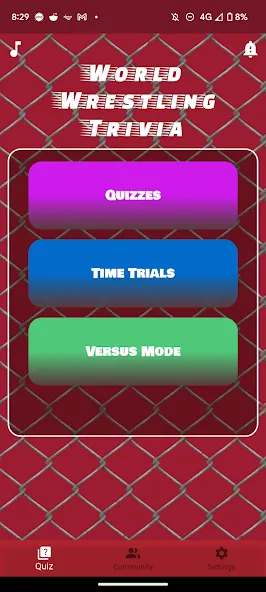 World Wrestling Trivia (Уорлд Рестлинг Тривия) [МОД: Много денег, Монет и Все открыто] Screenshot 1