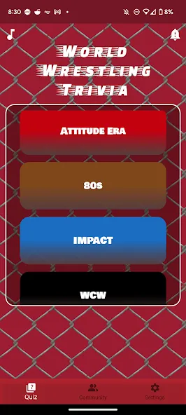 World Wrestling Trivia (Уорлд Рестлинг Тривия) [МОД: Много денег, Монет и Все открыто] Screenshot 2