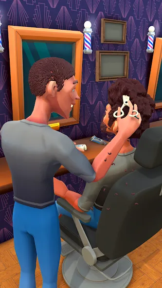 Fade Master 3D: Barber Shop (Фейд Мастер 3Д) [МОД: Все открыто, Дополнительные деньги и Меню MOD] Screenshot 3