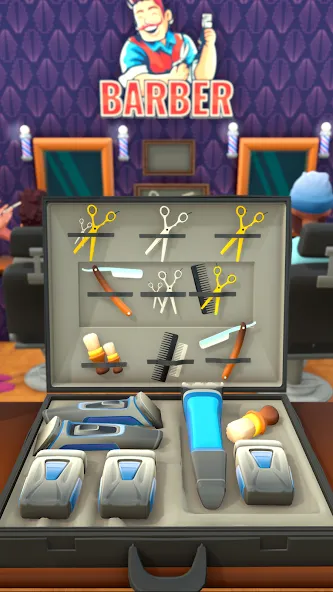 Fade Master 3D: Barber Shop (Фейд Мастер 3Д) [МОД: Все открыто, Дополнительные деньги и Меню MOD] Screenshot 4
