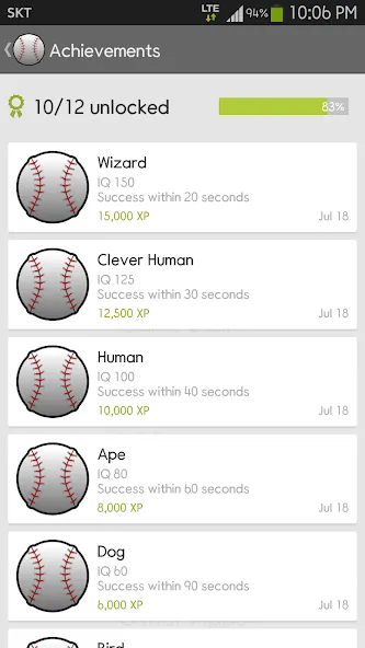 IQ Baseball - Number Puzzle (АйКью Бейсбол) [МОД: Деньги, Монеты и Меню MOD] Screenshot 5