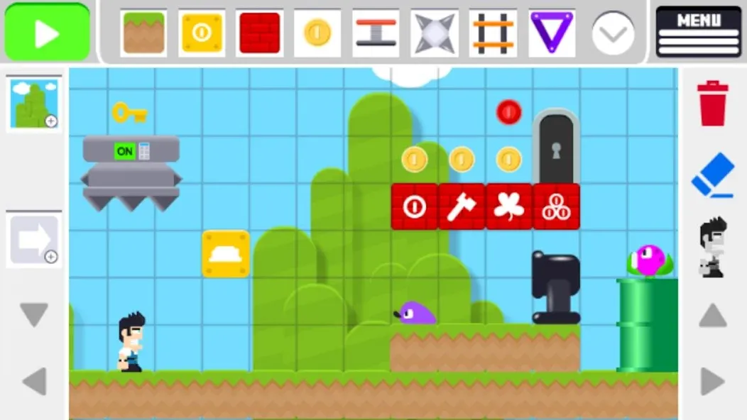 Mr Maker 2 Level Editor (Мистер Мэйкер 2) [МОД: Меню, Бесконечные монеты и Открытые уровни] Screenshot 1