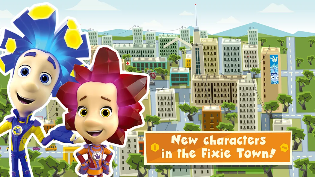 The Fixies Town Cool Kid Games [МОД: Много монет, Открытые уровни и Мега MOD] Screenshot 1