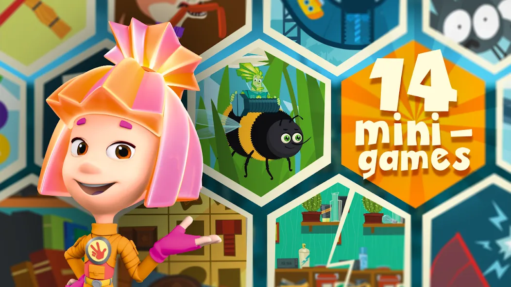The Fixies Town Cool Kid Games [МОД: Много монет, Открытые уровни и Мега MOD] Screenshot 2